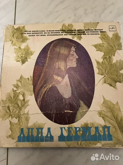 Старые виниловые пластинки