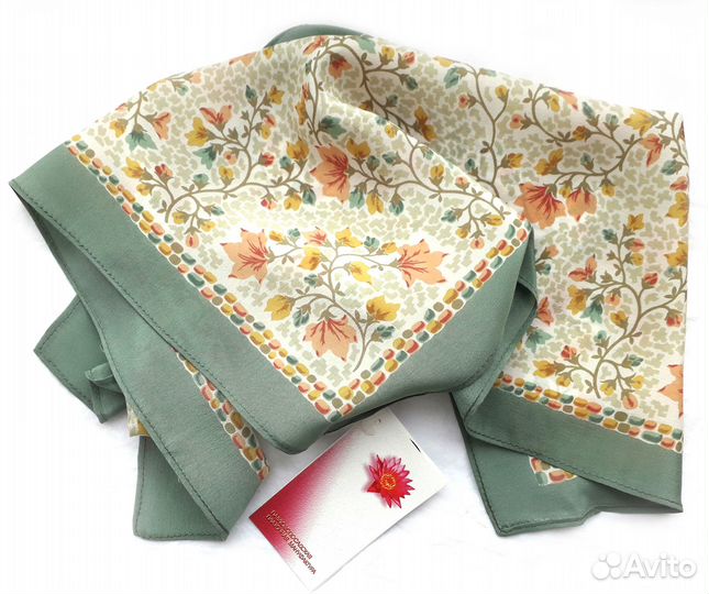 Павловопосадский шелковый платок