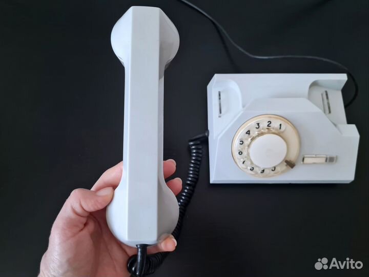 Стационарный телефон дисковый рабочий СССР