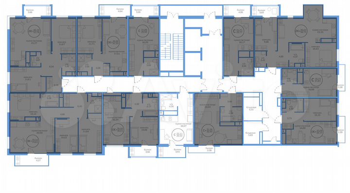 Квартира-студия, 22,1 м², 15/20 эт.