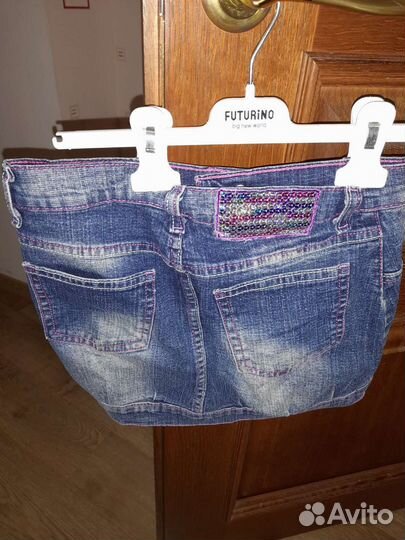 Джинсовая юбка для девочки