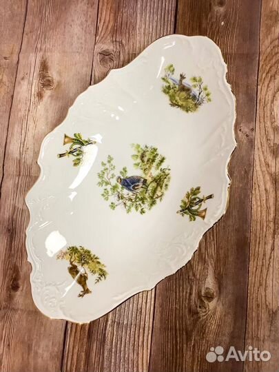 Блюдо для хлеба, 34 см Охота» Bernadotte