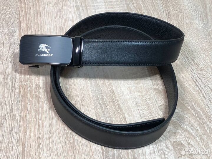 Ремень Burberry мужской кожаный. Автомат