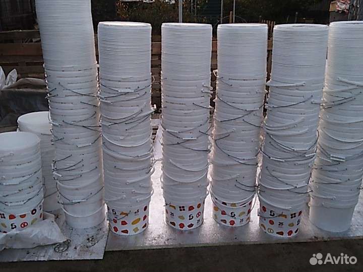 Бу ведра пластиковые 12кг