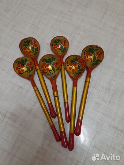 Деревянные ложки, хохлома