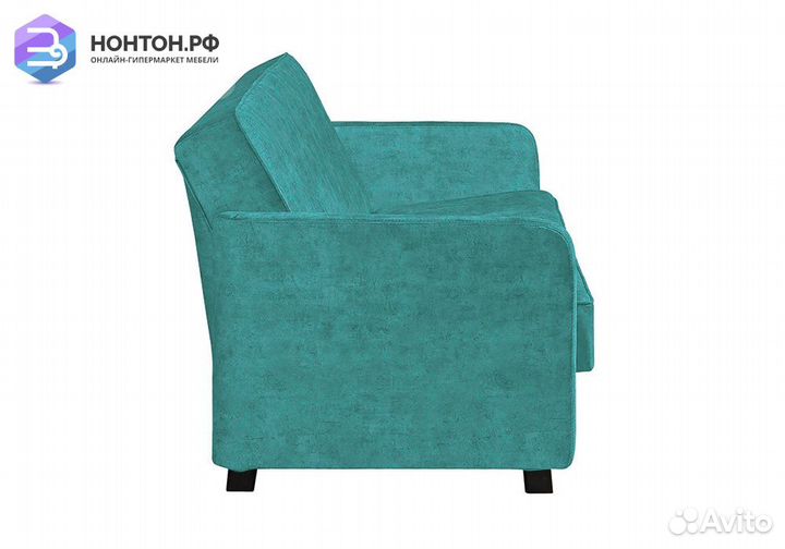 Диван книжка Норд бирюзовый