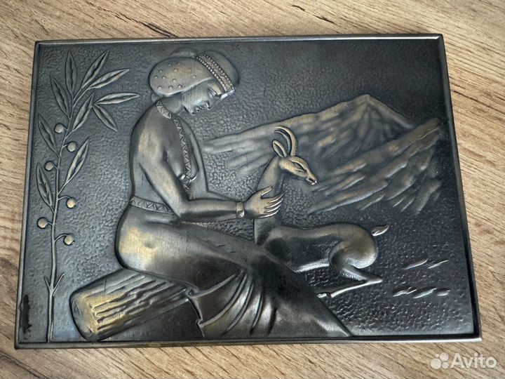 Картина медная чеканка СССР