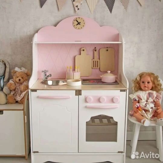 Кухня детская игровая деревянная