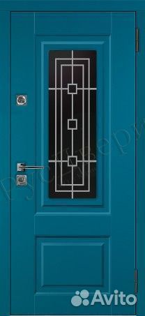 Стальная входная дверь с окном для улицы