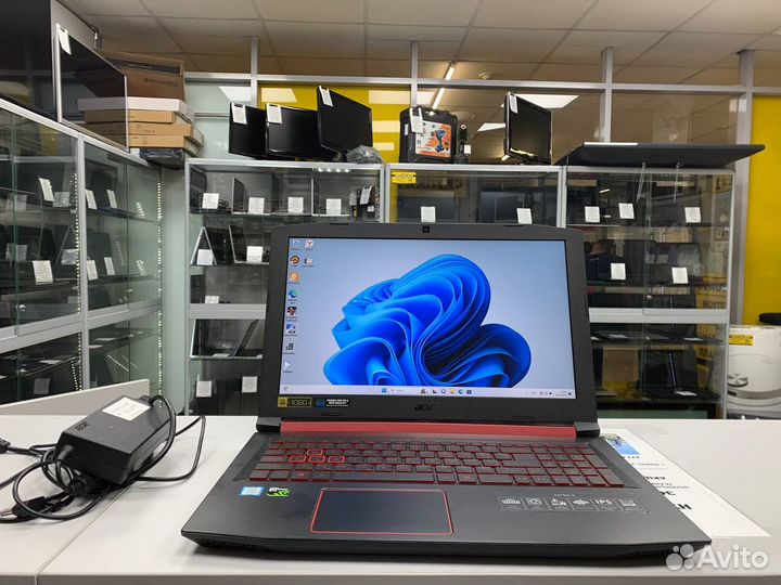Ноутбук Acer Nitro Core i7 6 ядер/ GTX 1050 Ti 4Gb