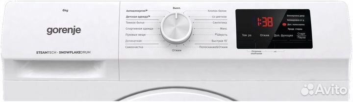 Стиральная машина Gorenje whe60sfs