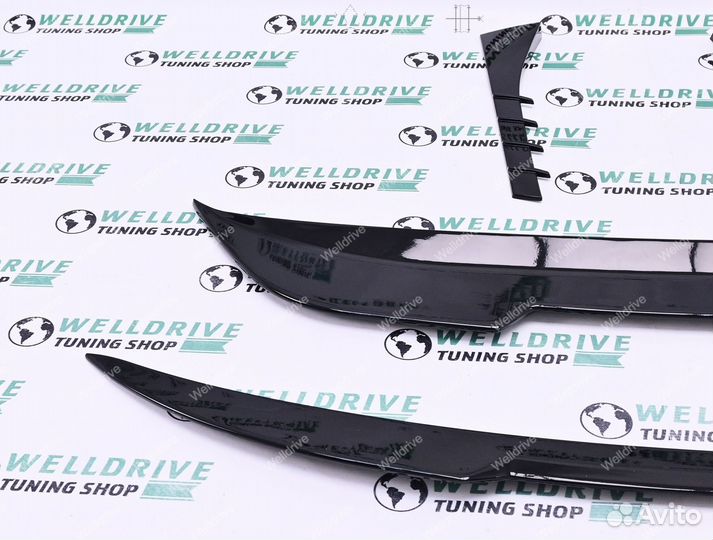 Cпойлеры BMW 3 G21 черный глянец