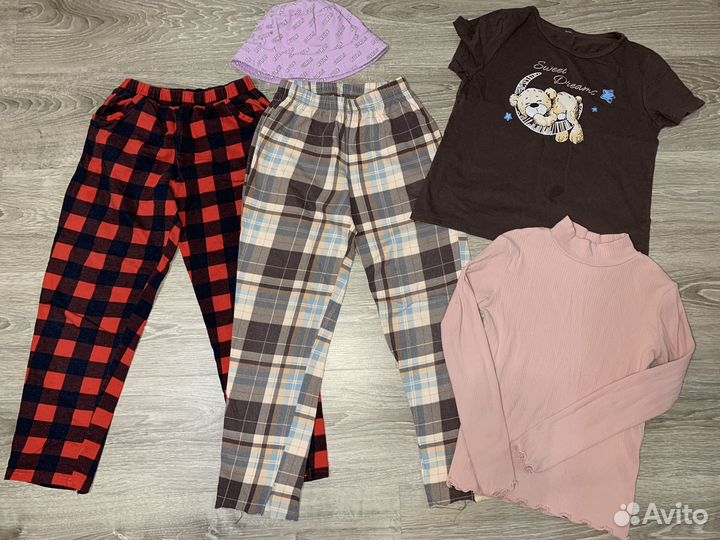 Вещи пакетом на девочку 134 140