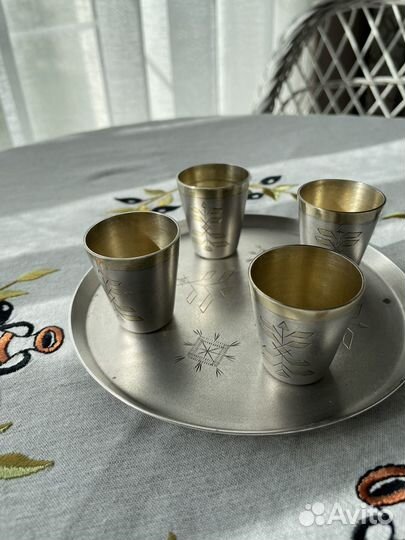 Коньячный набор на подносе