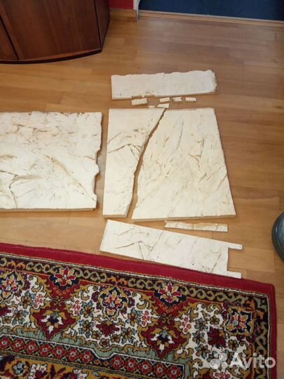 Задний рельефный фон для аквариума бу