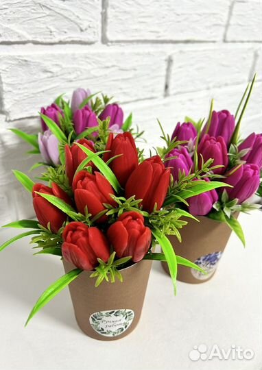 Тюльпаны из мыло 500р