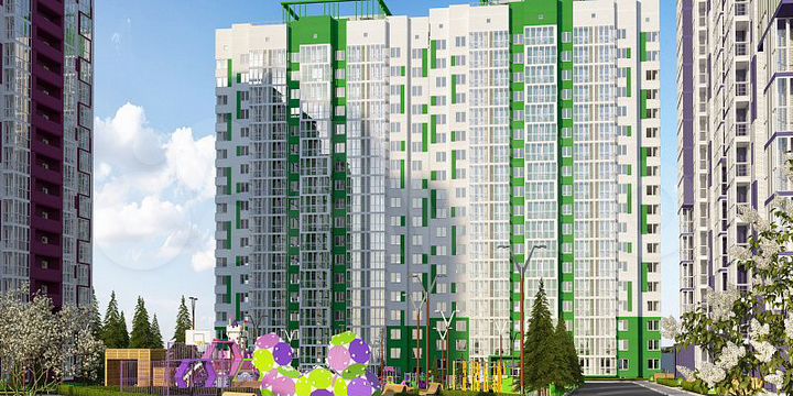 3-к. квартира, 66,3 м², 8/13 эт.