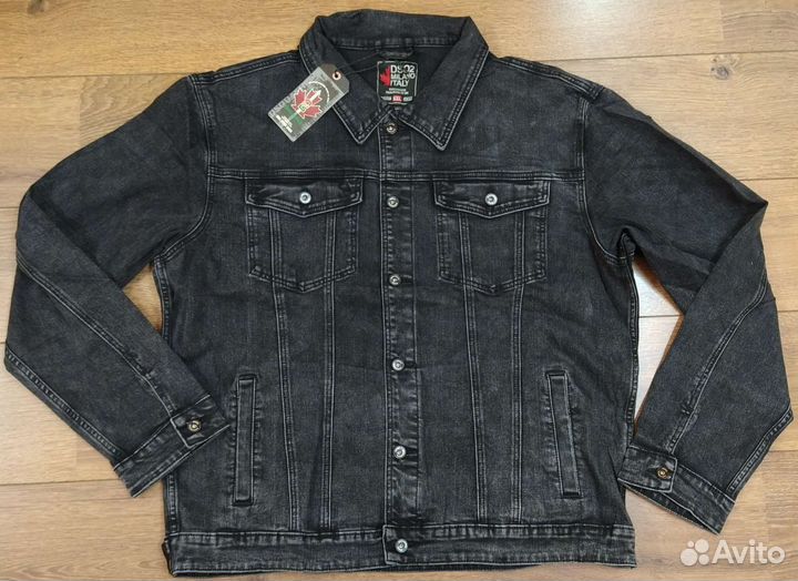 Джинсовая куртка DSQ2 Black Milano р.58-62