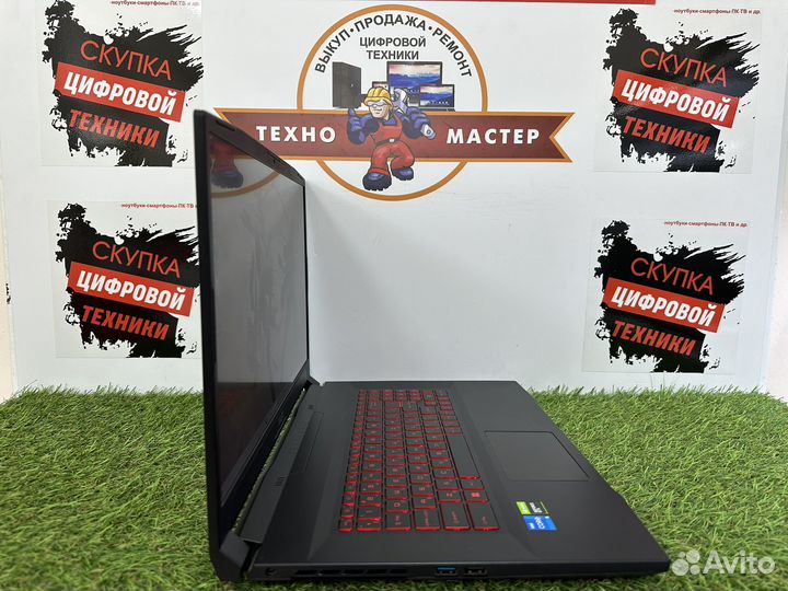Игровой ноутбук MSI 17.3 Katana i5 16ram GTX1650