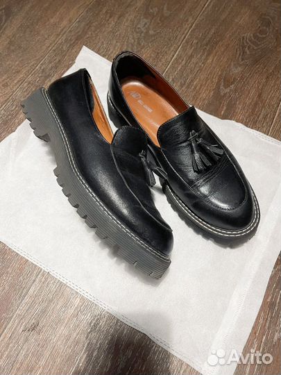 Женские лоферы натуральная кожа 42 размер
