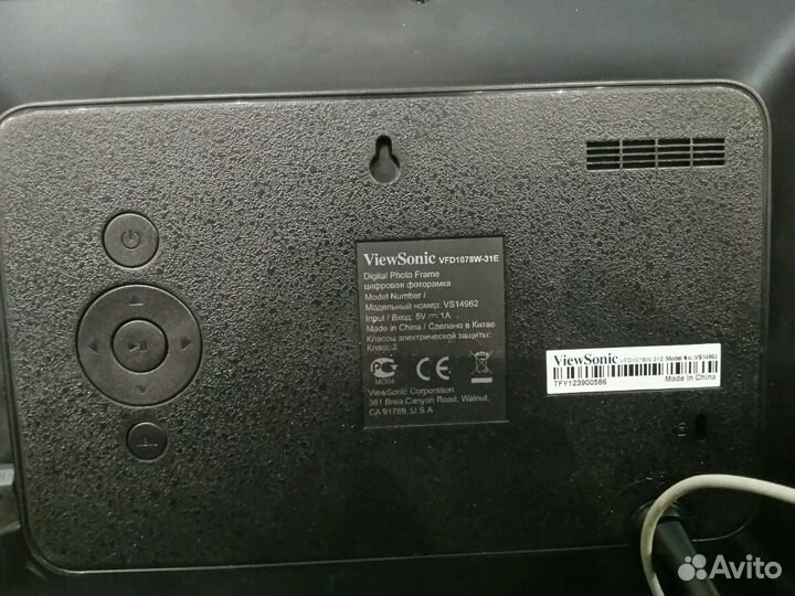 Фоторамка view sonic vfd1078w31e,новая,немного отб