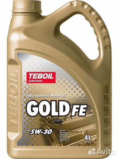 Масло моторное teboil Gold FE 5W-30 Канистра 4л (T