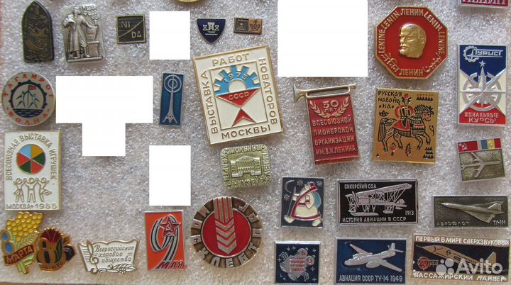 Значки СССР. Ленин, донор, наука, авиация и др