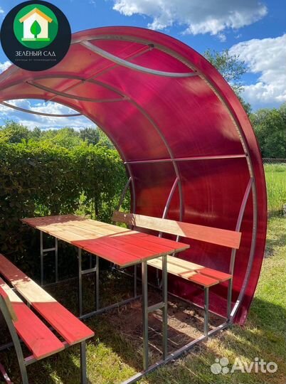 Беседка для дачи из Поликарбоната