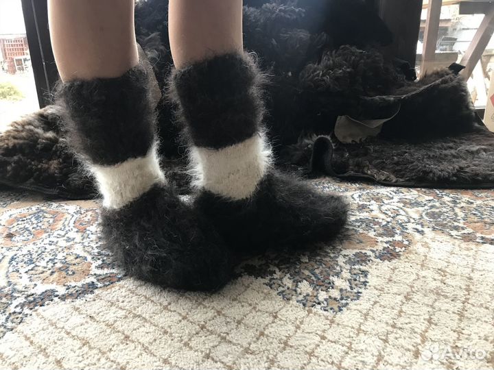 Носки из собачьей шерсти