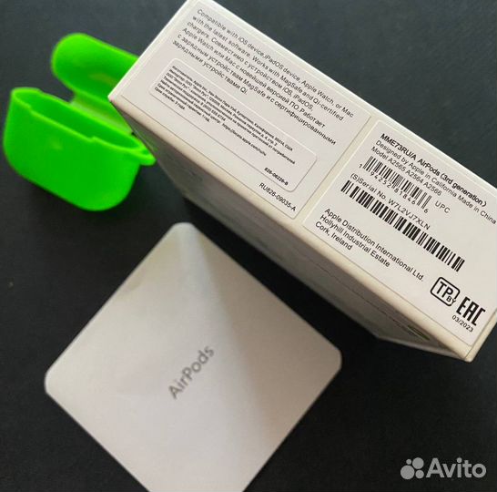 Наушники apple airpods