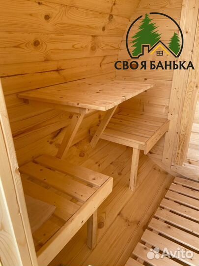 Баня бочка под ключ