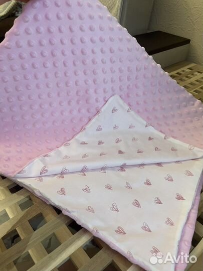 Плед детский плюшевый