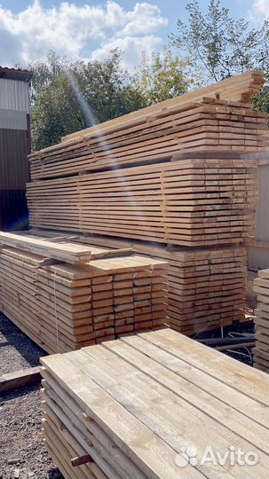 Доска обрезная 40х150х6000мм от производителя