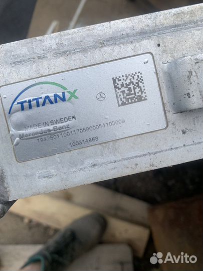 Интеркуллер Радиатор мерседес