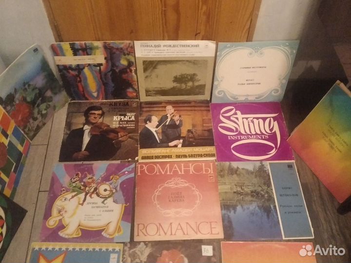 Виниловые пластинки из коллекции