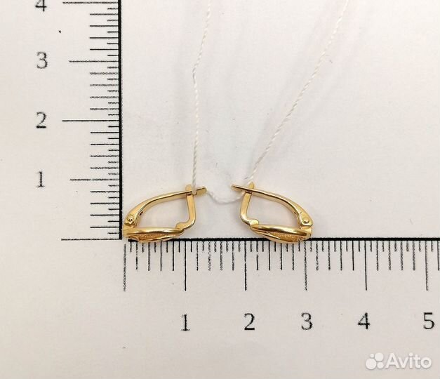 Золотые серьги