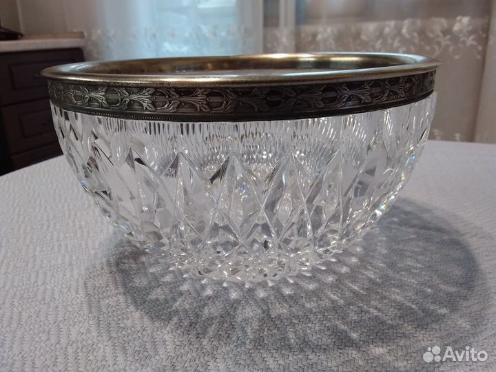 Хрусталь с мельхиором