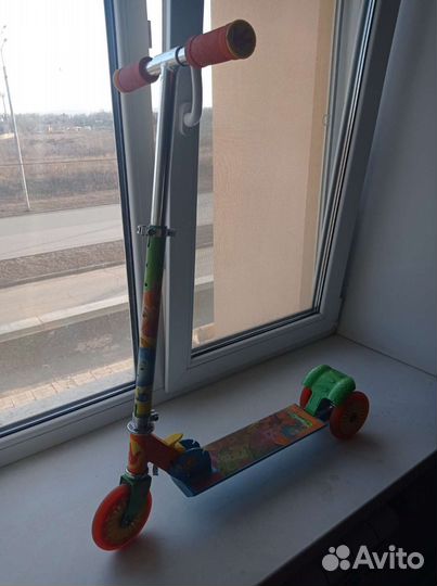 Самокат детский трехколесный бу