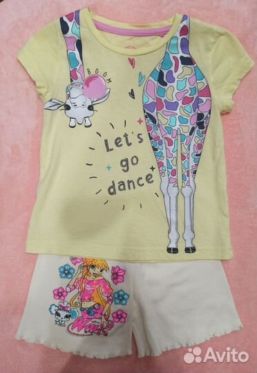 Летняя одежда для девочки 92