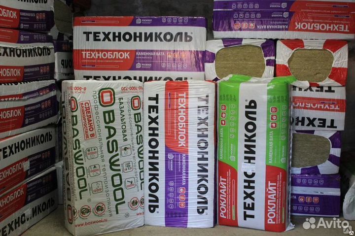 Базальтовый утеплитель Техноблок стандарт