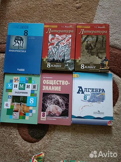 Учебники, рабочие тетради с 4 класса по 11 класс