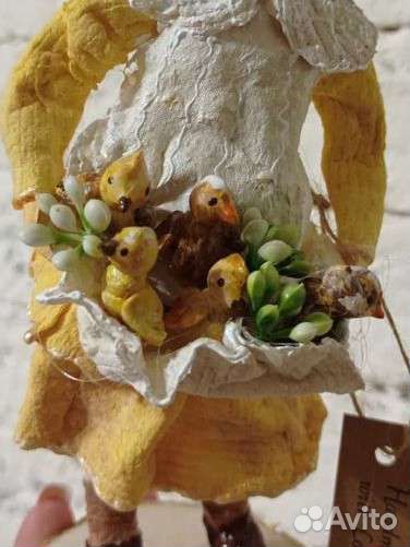 Ватная игрушка статуэтка пасхальная