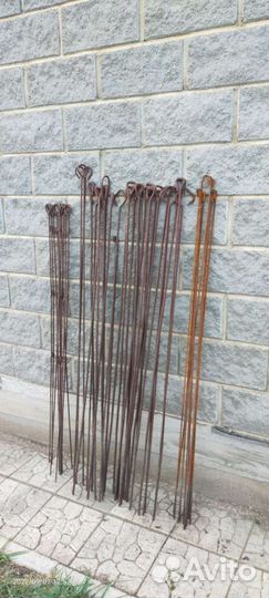 Колышки металлические для помидоров 53 шт