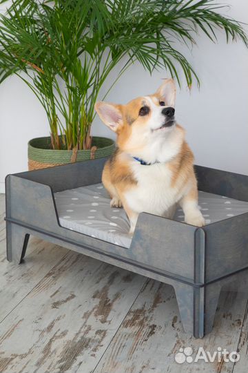 Диван-лежак для собак мелких и средних пород, коше