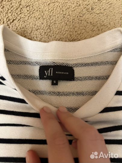 Саитшот в полоску с сердцем Reserved