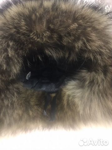 Шапка из енота для мальчика