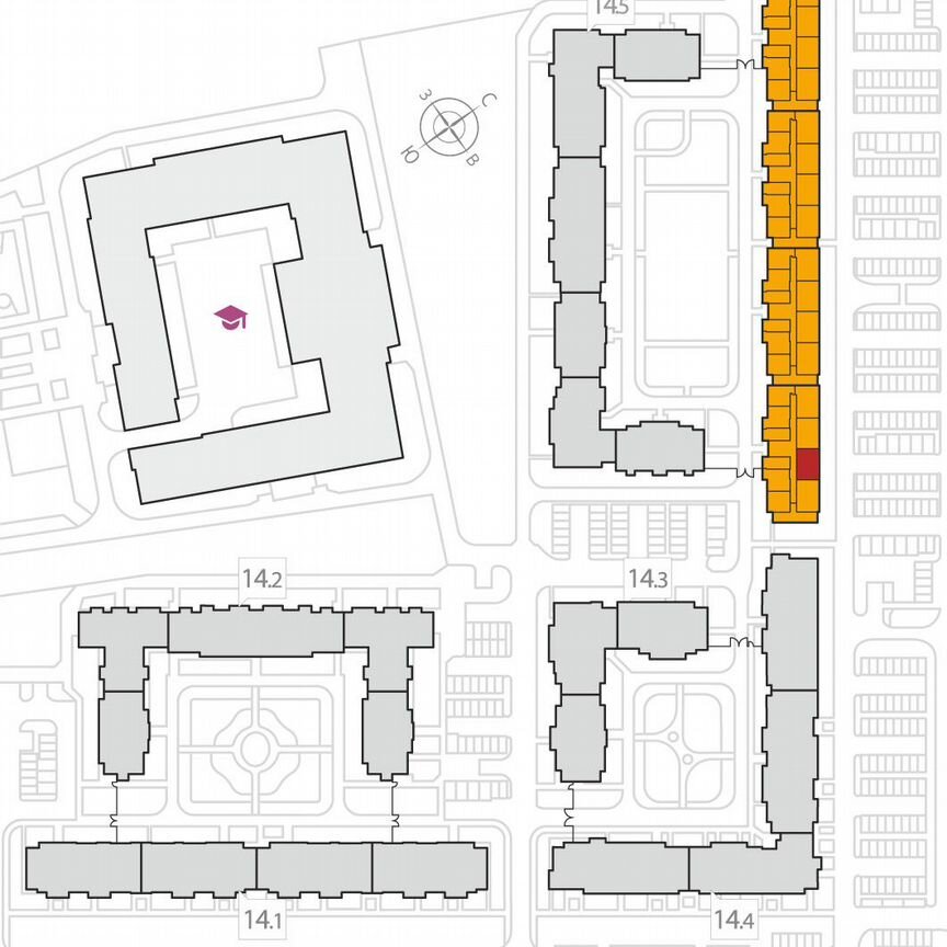 2-к. квартира, 53,7 м², 5/8 эт.