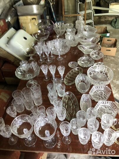 Селедочница СССР хрусталь