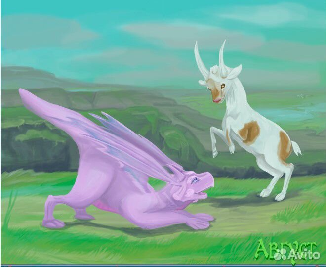 Арт, Цифровая живопись, Рисунок, Картина, Подарок