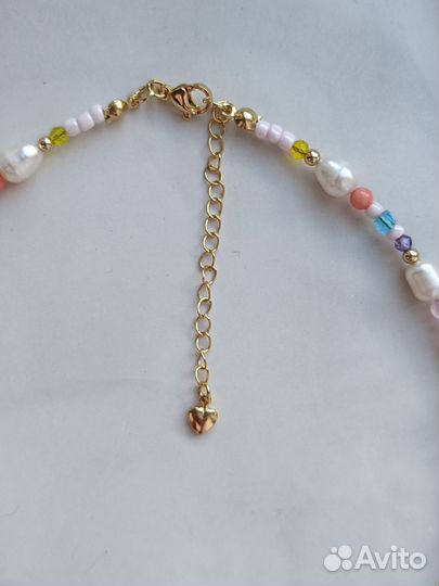 Колье чокер из натуральных камней